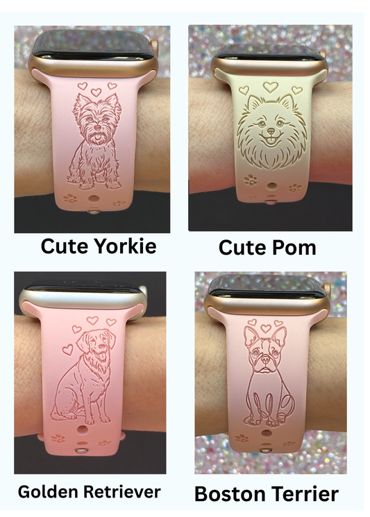 Dog Breed (#4) Fitbit Versa 3/Versa 4/Sense/Sense 2 Watch Band