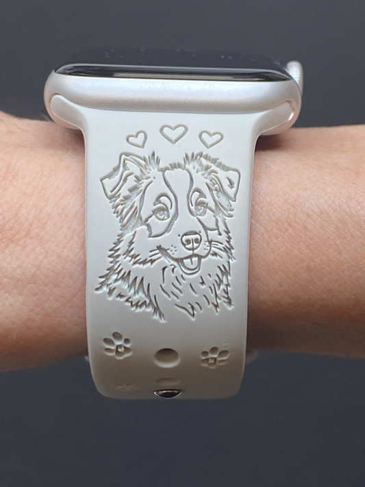 Australian Shepherd Dog Watch Band For Apple Watch