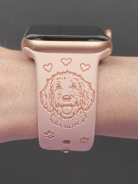 Aussiedoodle Dog Watch Band For Apple Watch