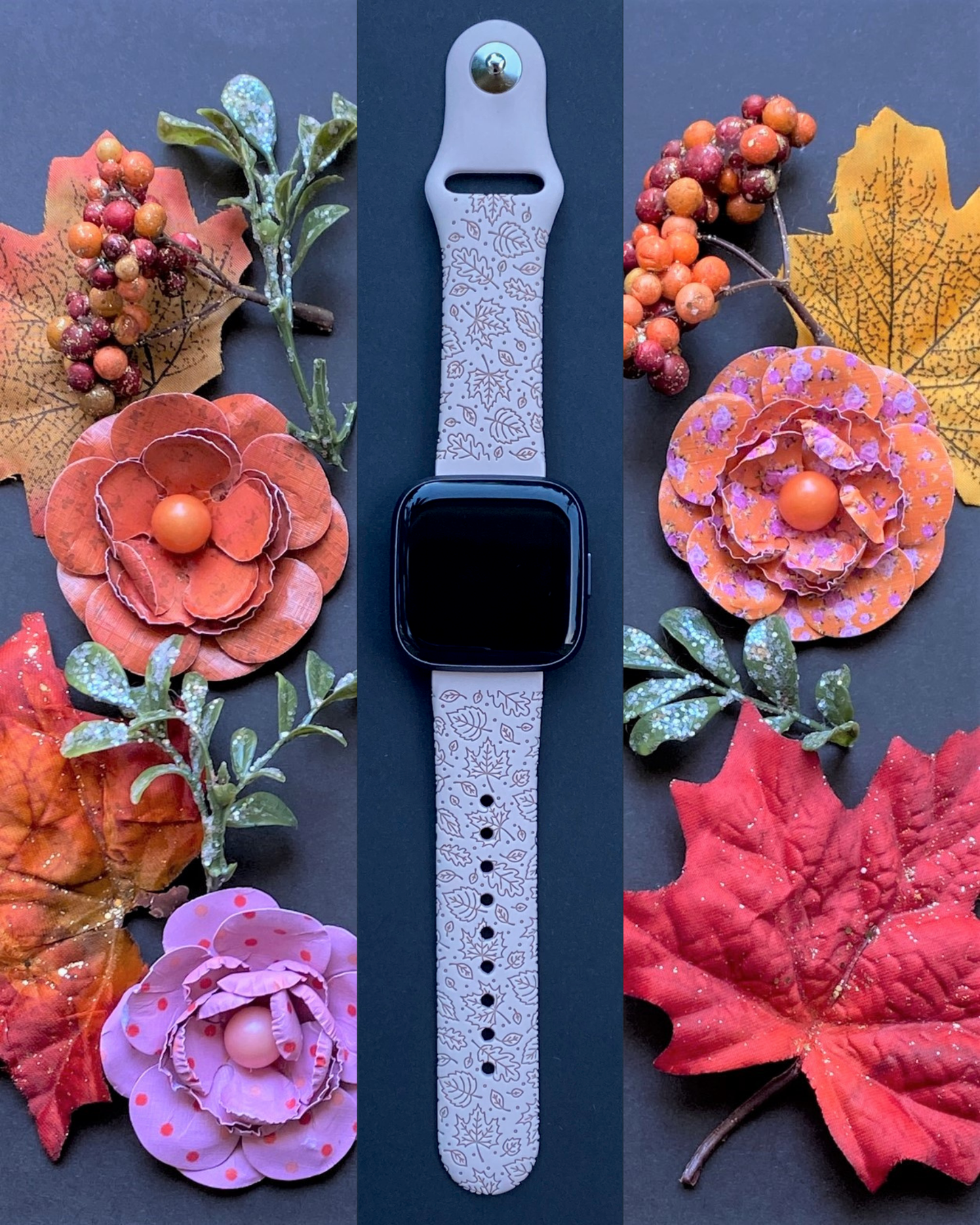 Autumn Season Fitbit Versa 1/2 Watch Band