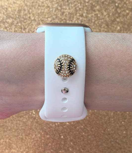 Baseball Watch Charm