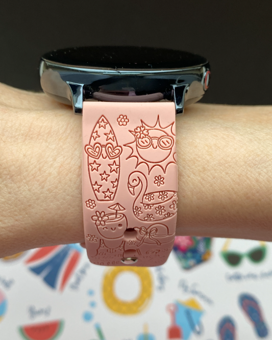 Sunny Beach Day 20mm Samsung Galaxy Watch Band