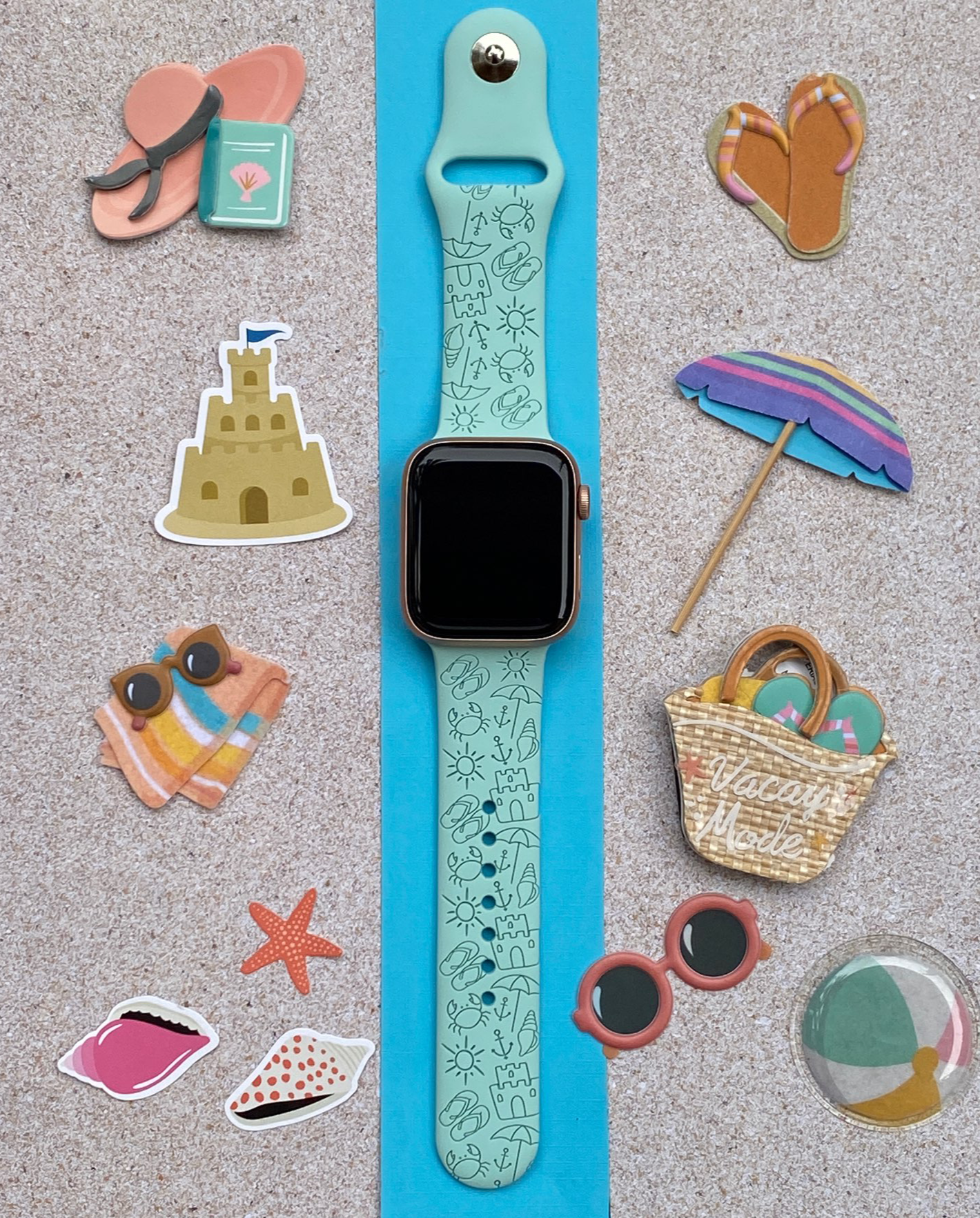 Beach Day Watch Band For Apple Watch
