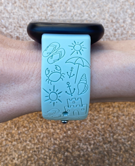 Beach Day Fitbit Versa 3/Versa 4/Sense/Sense 2 Watch Band