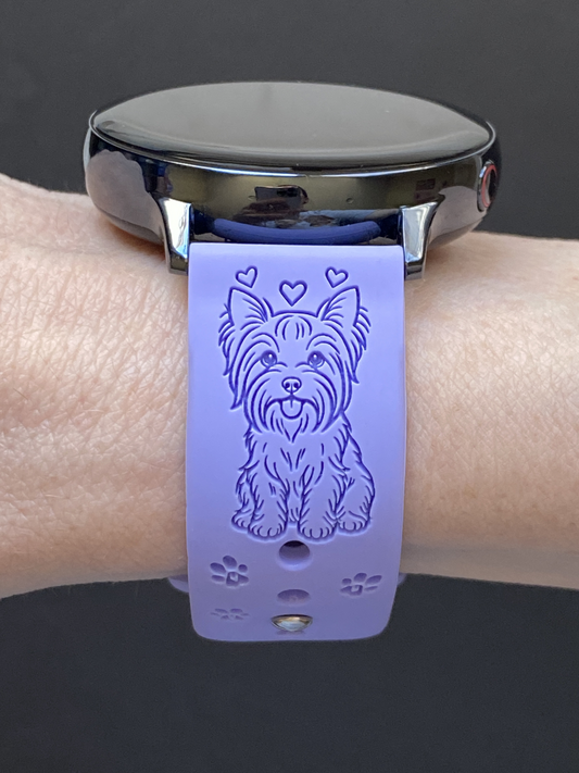 Yorkie Dog 20mm Samsung Galaxy Watch Band