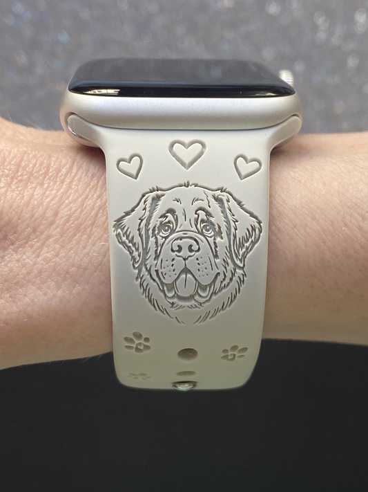 Saint Bernard Dog Watch Band For Apple Watch