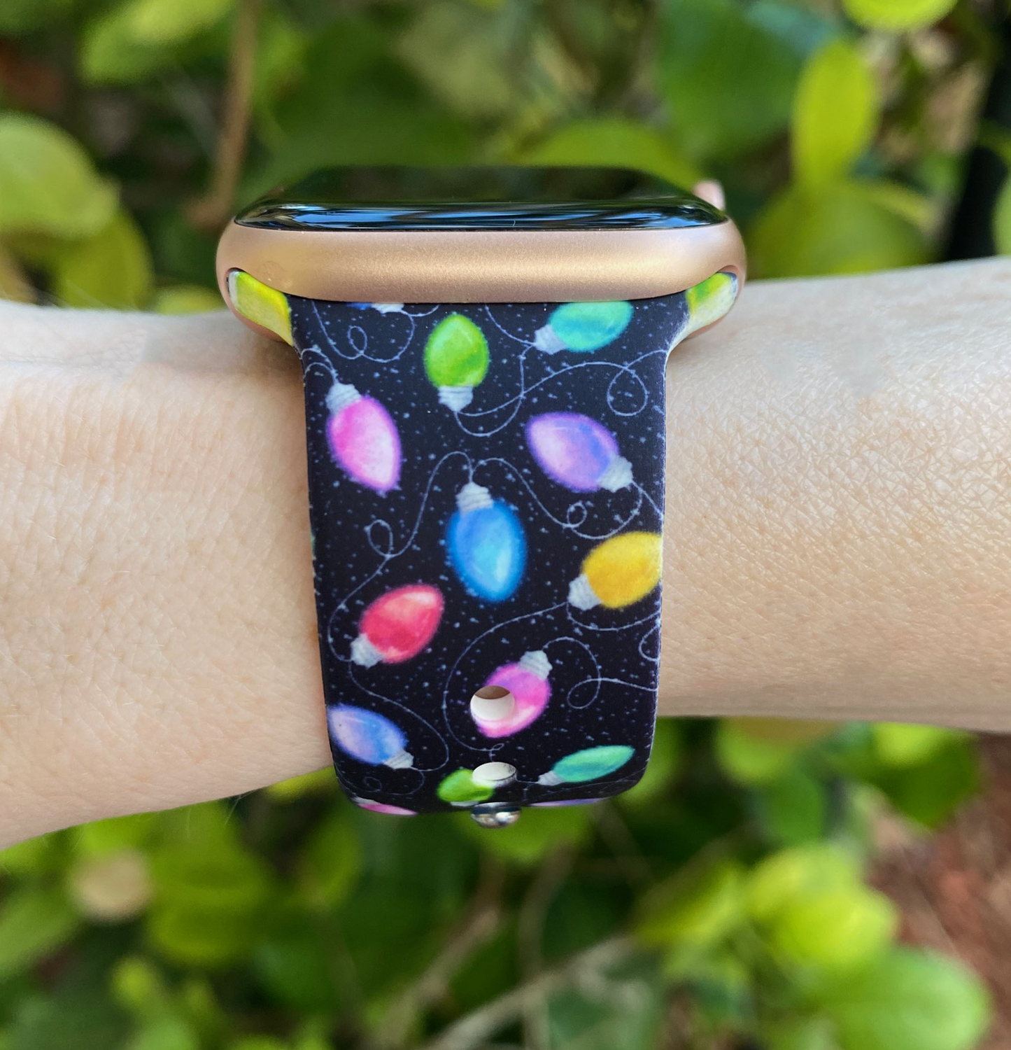 Christmas Lights Watch Band For Apple Watch