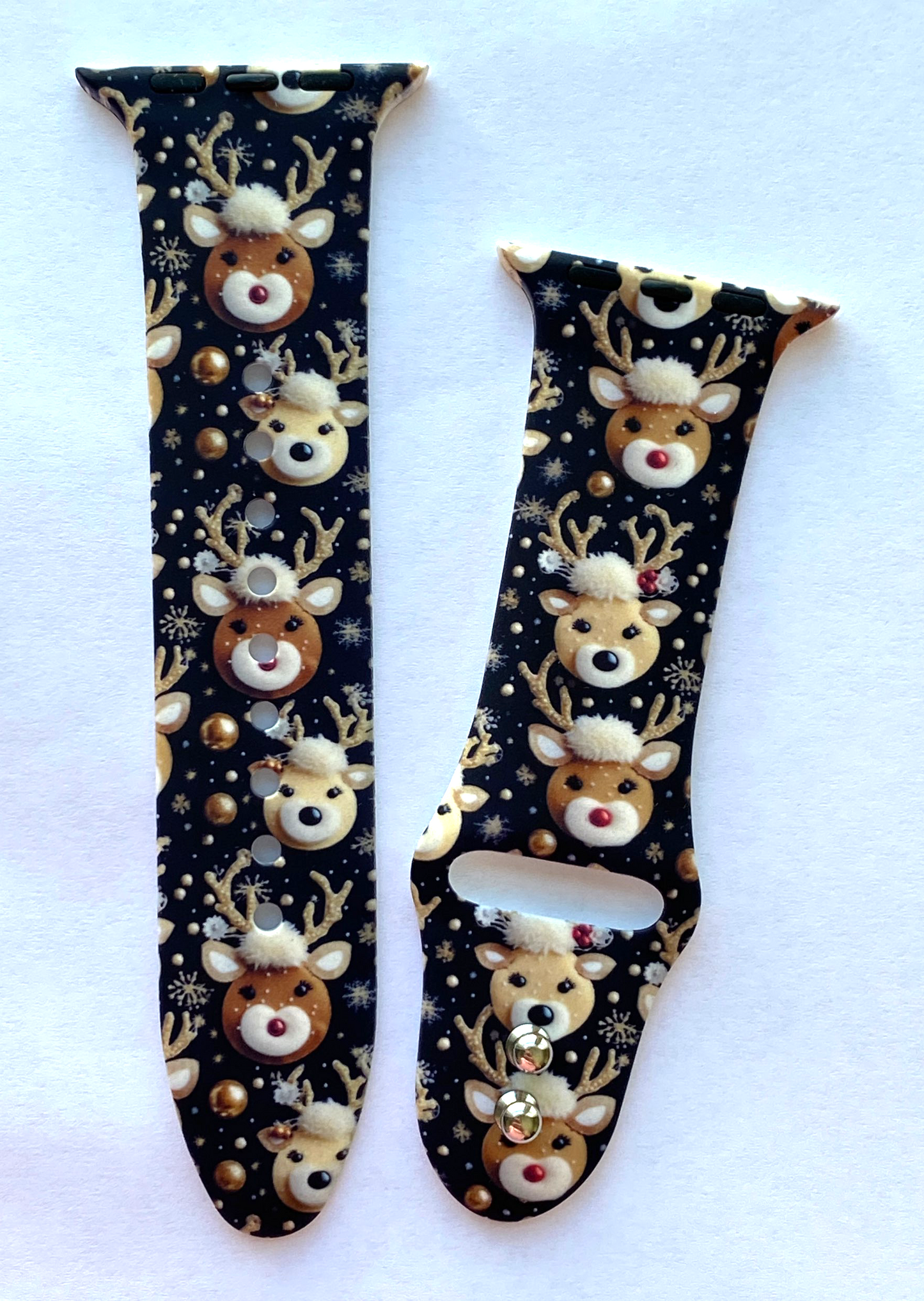 Christmas Reindeer Watch Band For Apple Watch