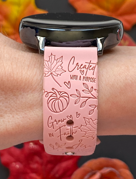 Fall Faith 20mm Samsung Galaxy Watch Band