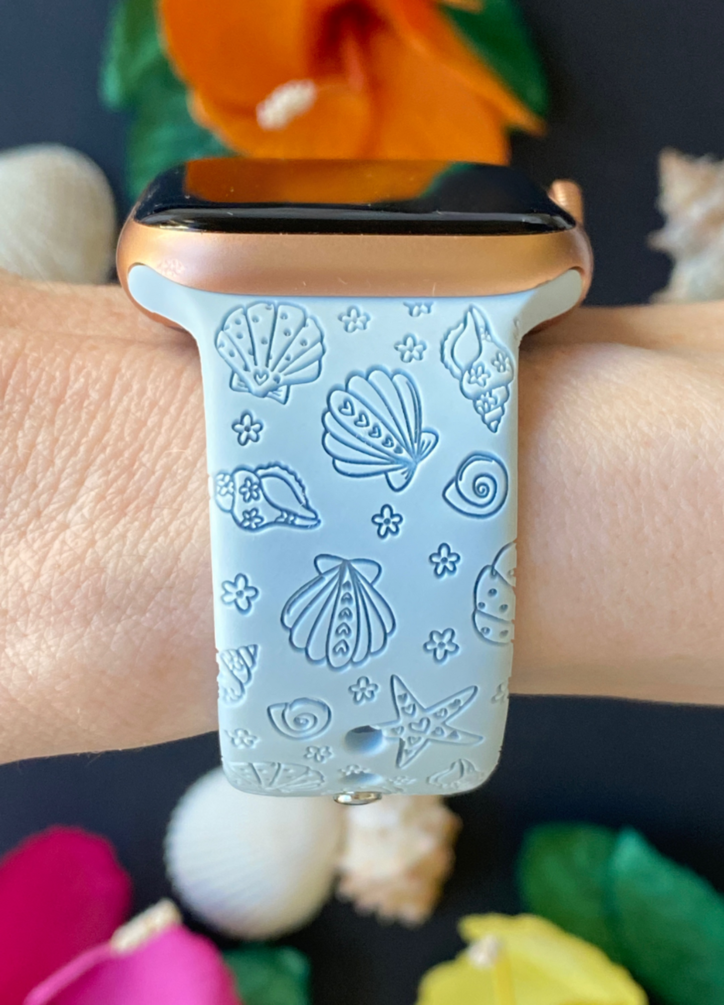 Summer Shells Watch Band For Apple Watch