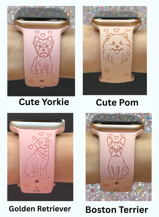 Dog Breed (#4) Fitbit Versa 3/Versa 4/Sense/Sense 2 Watch Band