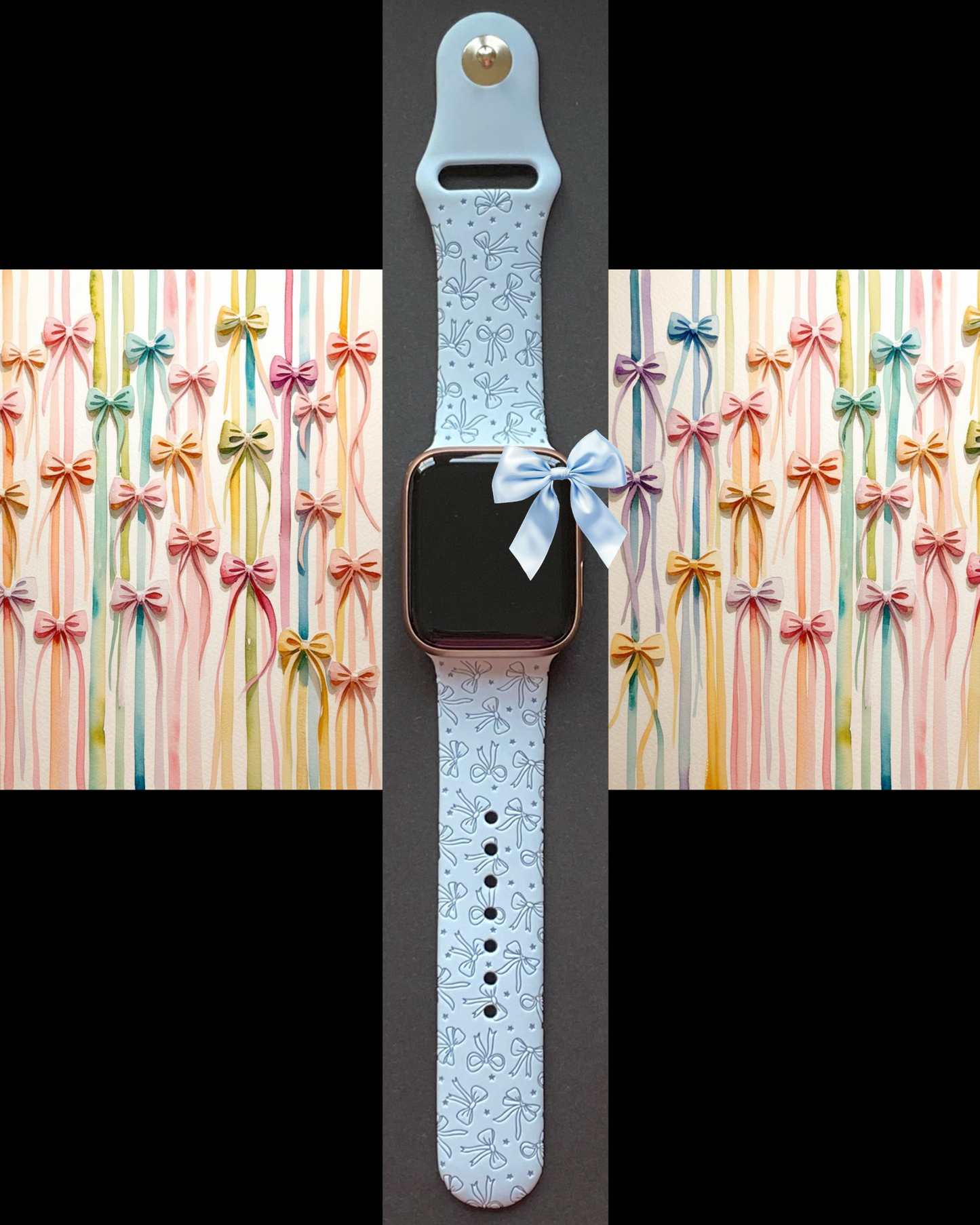 Bows and Stars Watch Band For Apple Watch