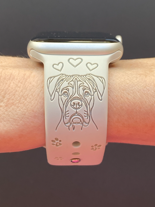 Boxer Dog Watch Band For Apple Watch