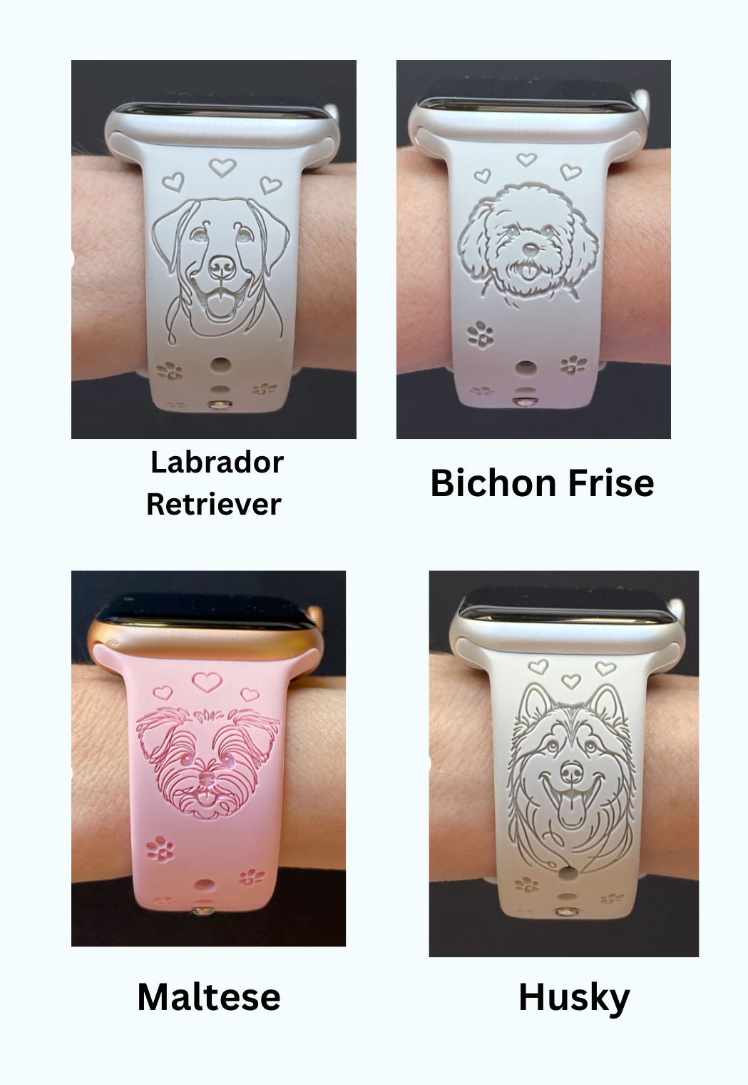 Dog Breed (#2) Fitbit Versa 1/2 Watch Band