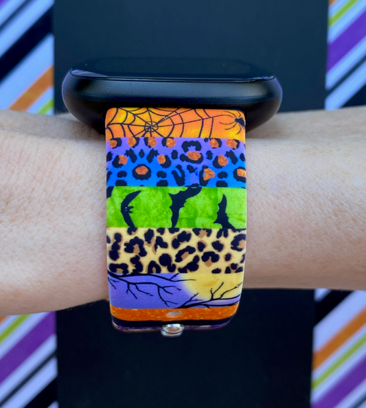 Spooky Halloween Fitbit Versa 3/Versa 4/Sense/Sense 2 Watch Band