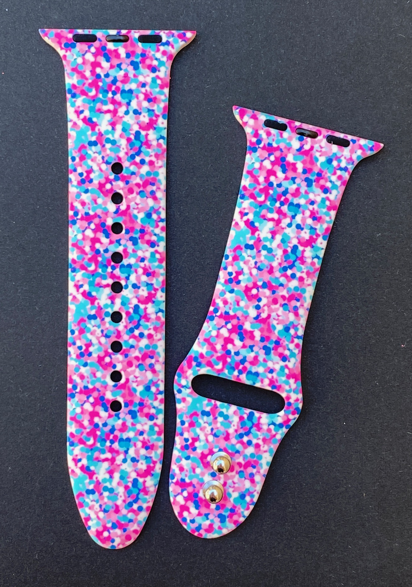 Bubble Gum Splatter Watch Band For Apple Watch