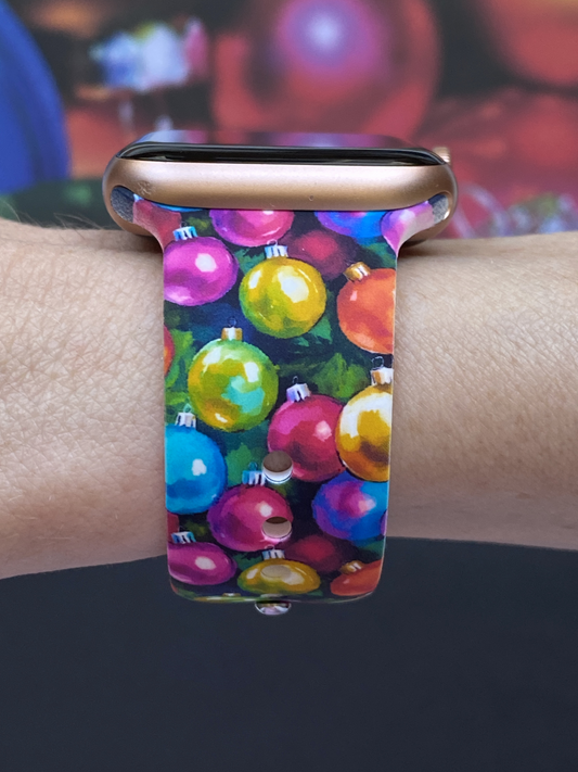 Christmas Tree Ornaments Watch Band For Apple Watch