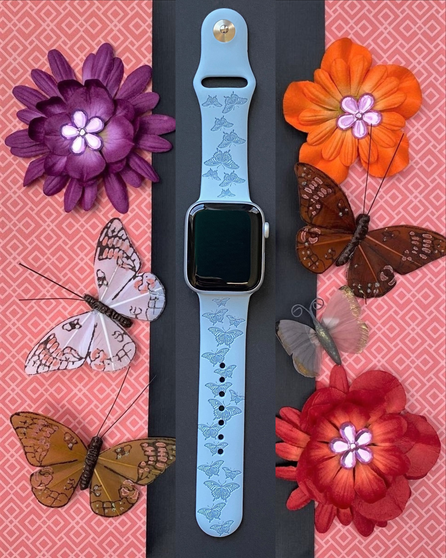 Butterflies Watch Band For Apple Watch