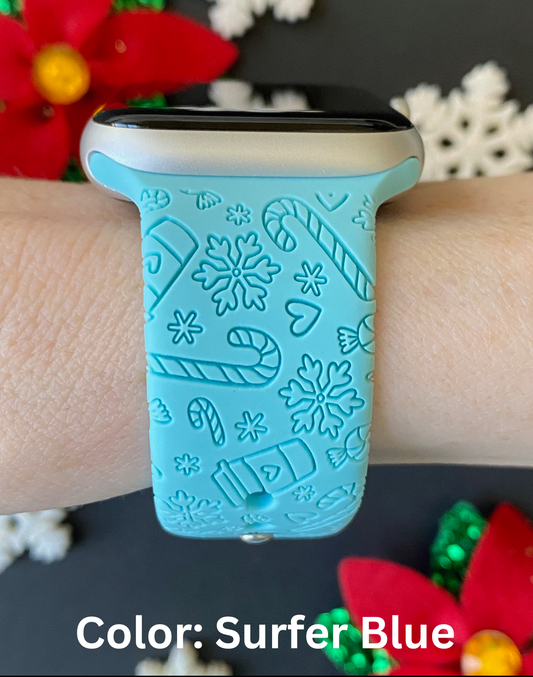 Candy Cane Watch Band For Apple Watch