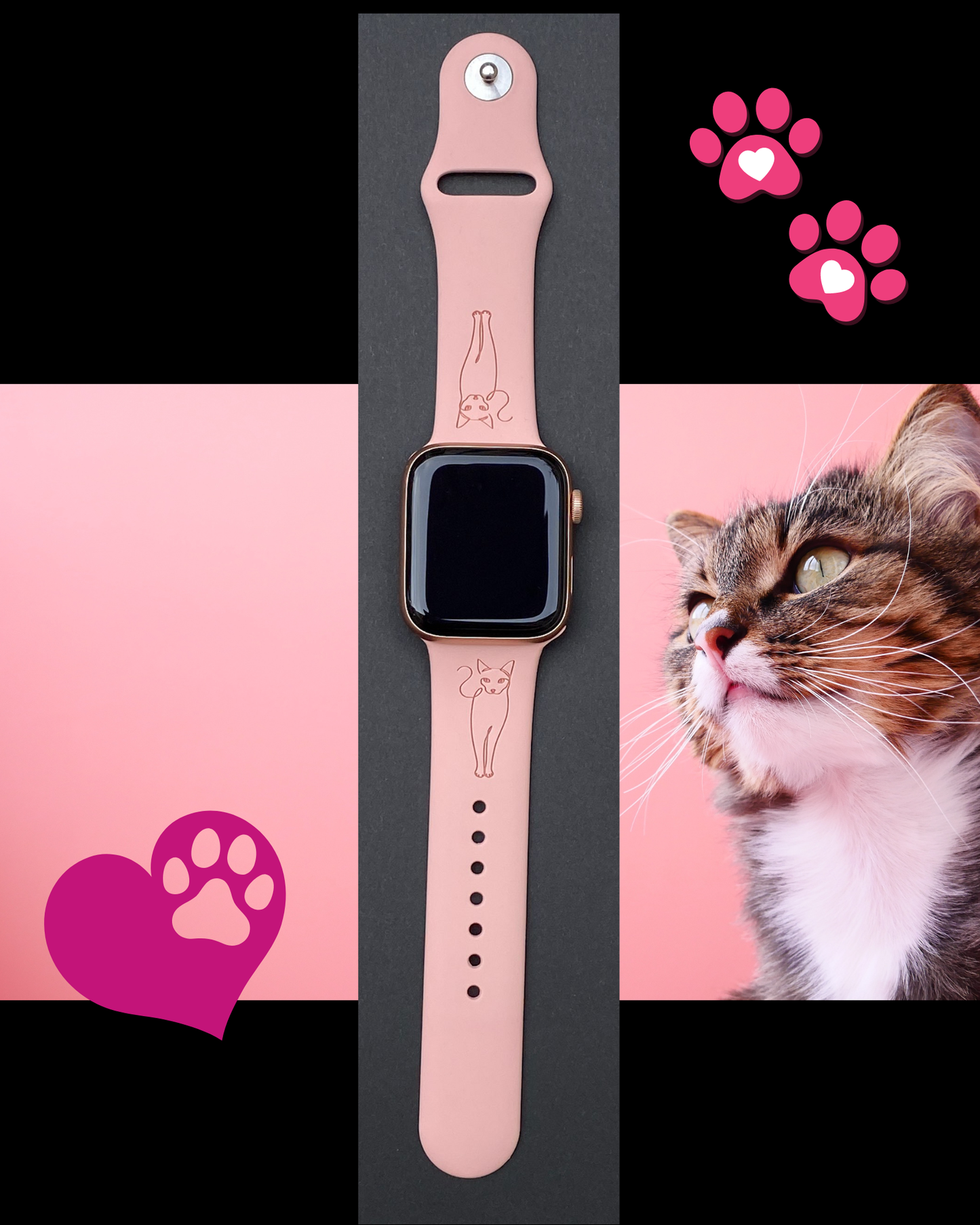 Cat Lover Watch Band For Apple Watch