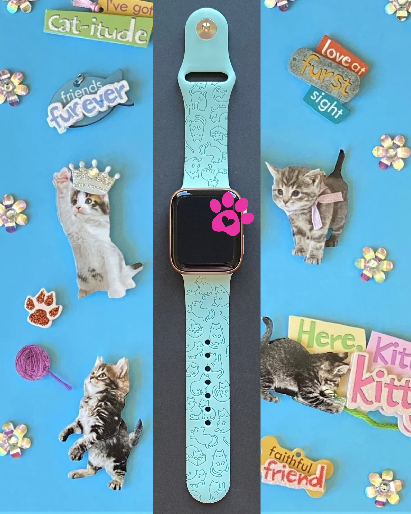 Cats Watch Band For Apple Watch - Main Image