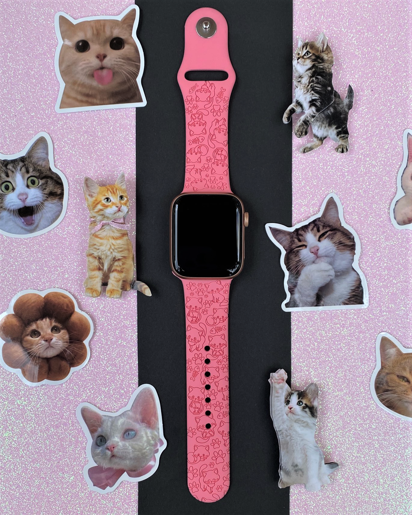 Cute Cats Watch Band For Apple Watch