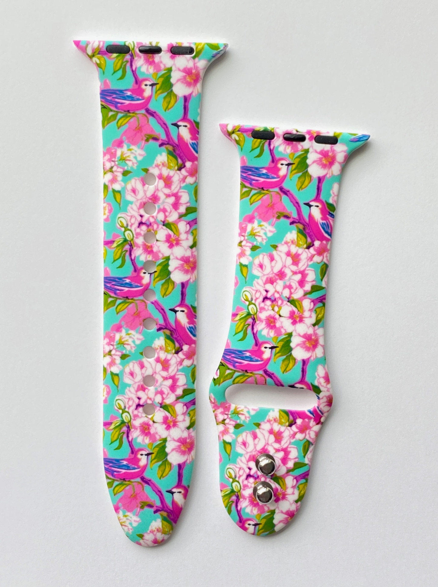 Birds and Blossoms Watch Band For Apple Watch