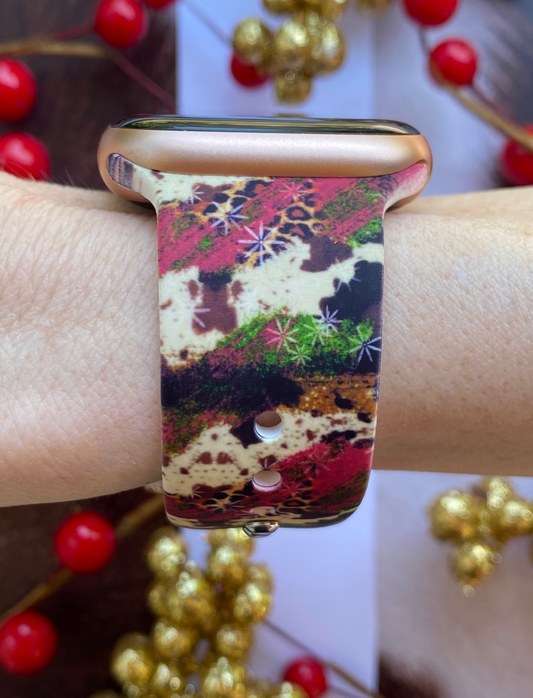 Western Christmas Watch Band For Apple Watch