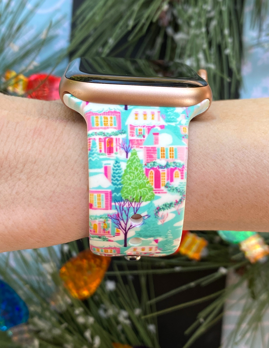Winter Wonderland Watch Band For Apple Watch