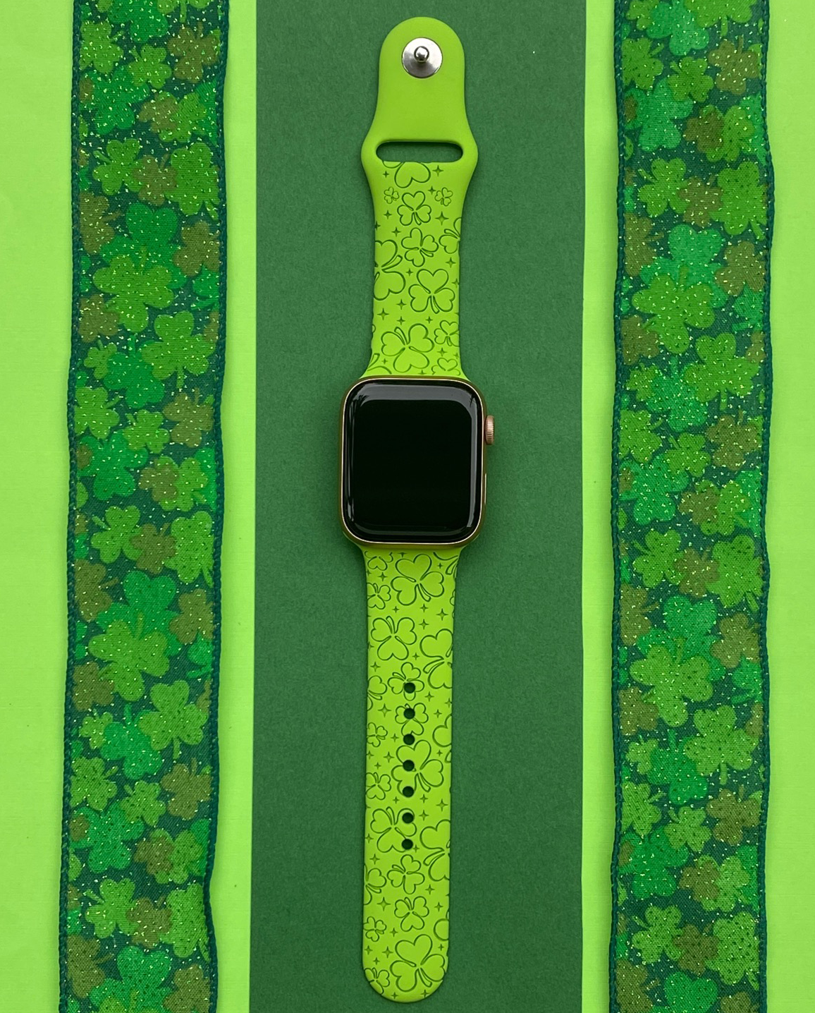 St Patty's Day Clover Watch Band For Apple Watch