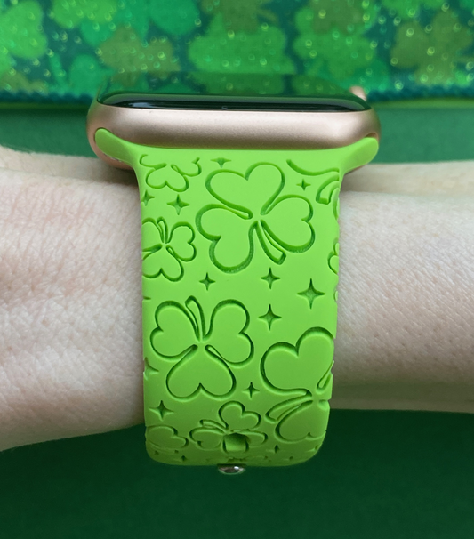 St Patty's Day Clover Watch Band For Apple Watch