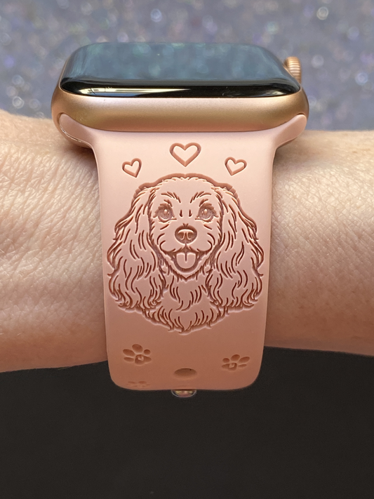 English Cocker Spaniel Dog Watch Band For Apple Watch
