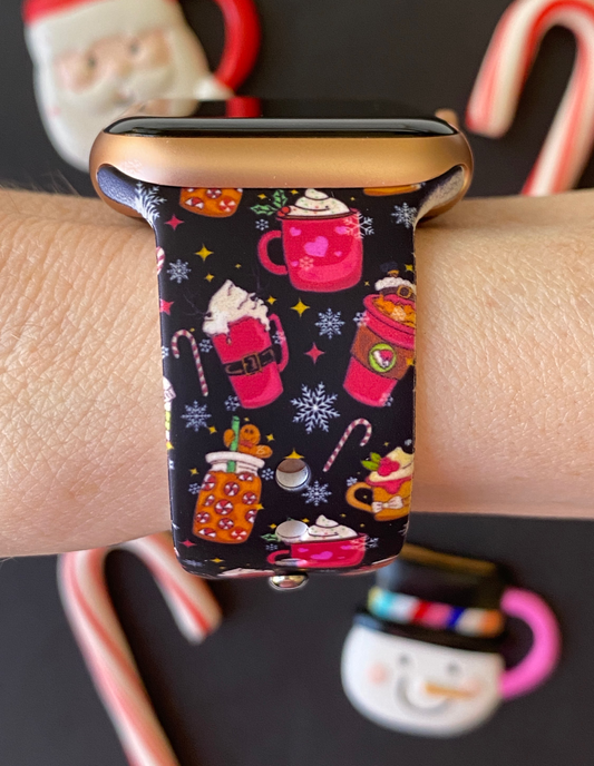 Christmas Cocoa Watch Band For Apple Watch