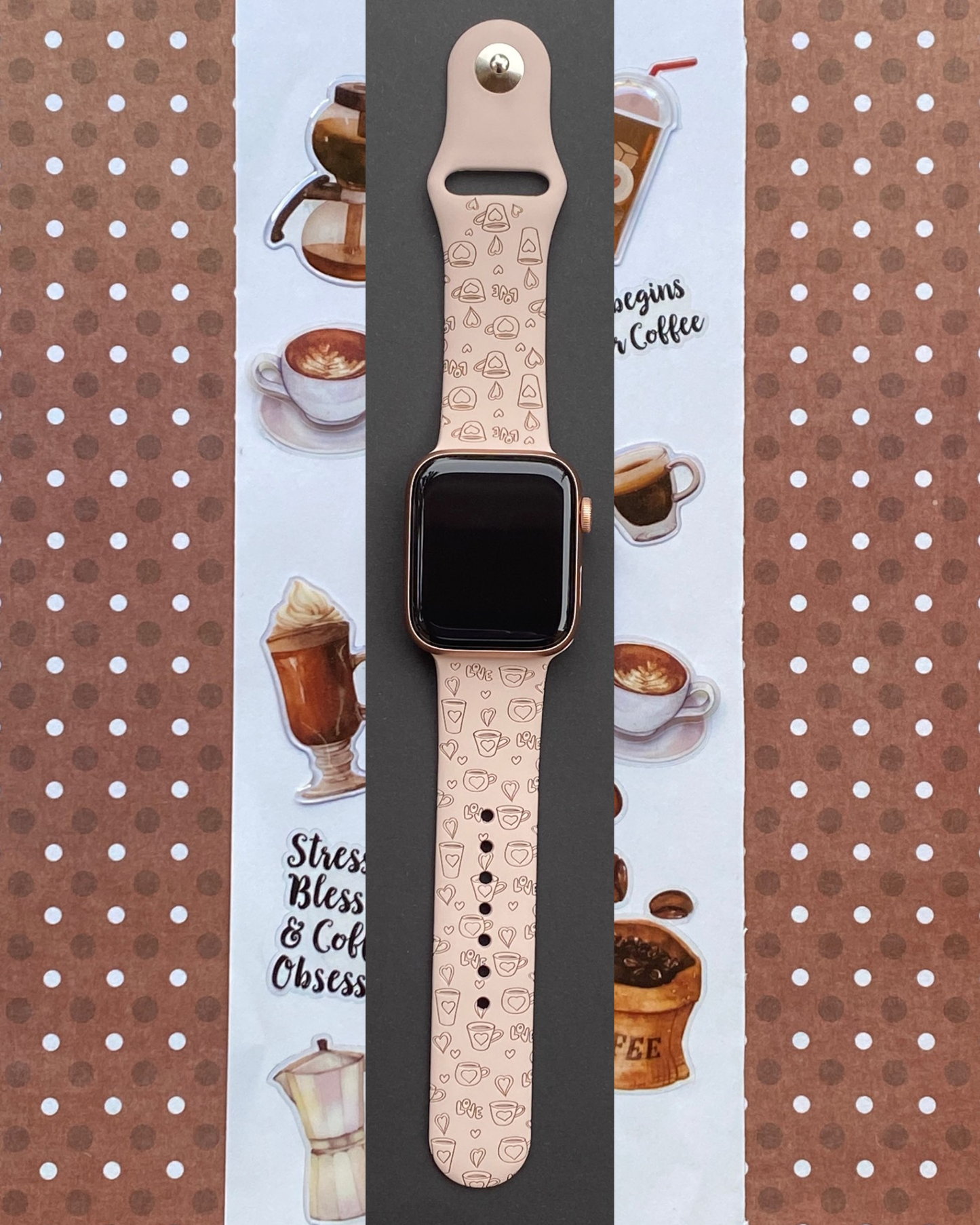Coffee Love Watch Band For Apple Watch