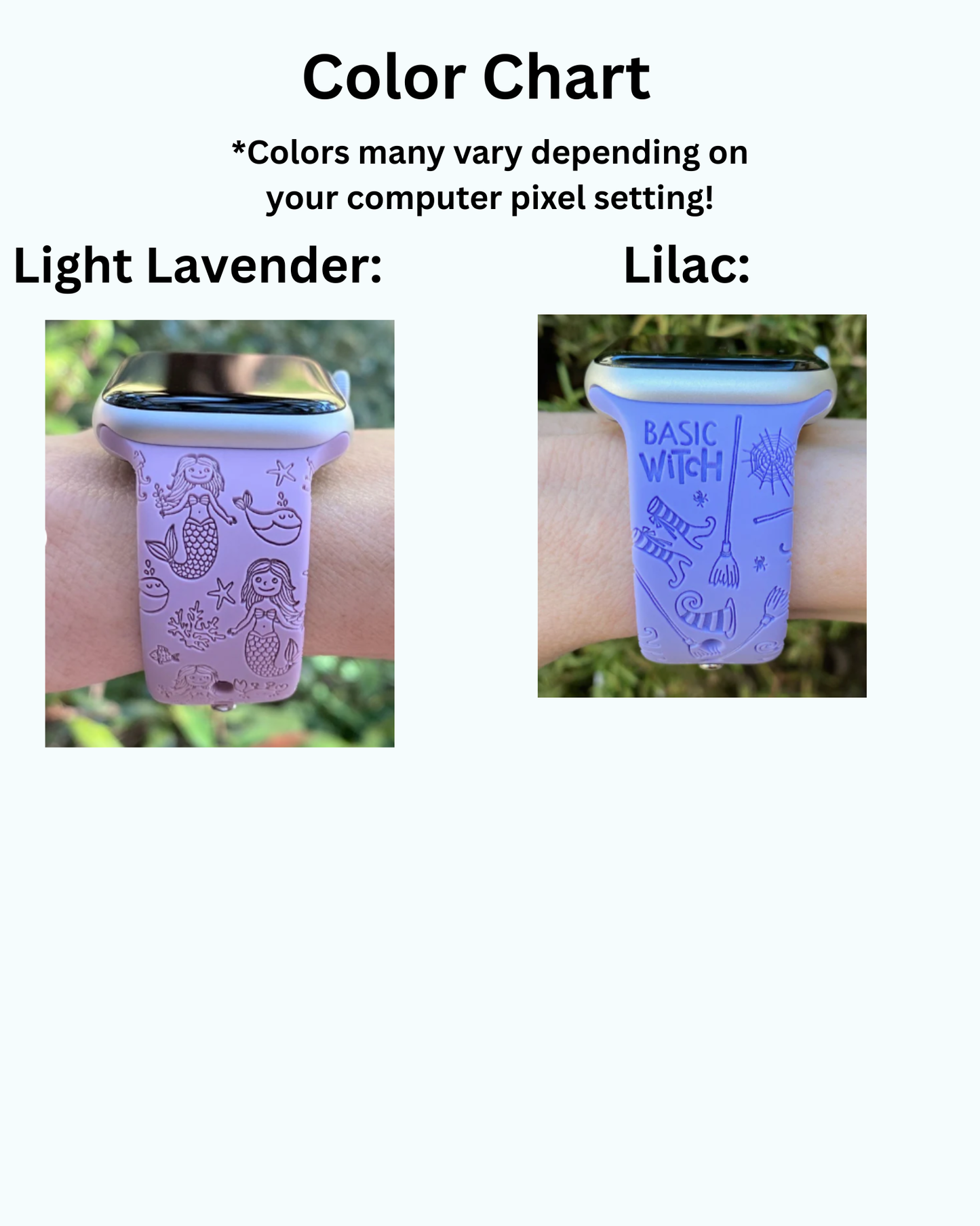 Color Chart Do Not Add This To Cart :)