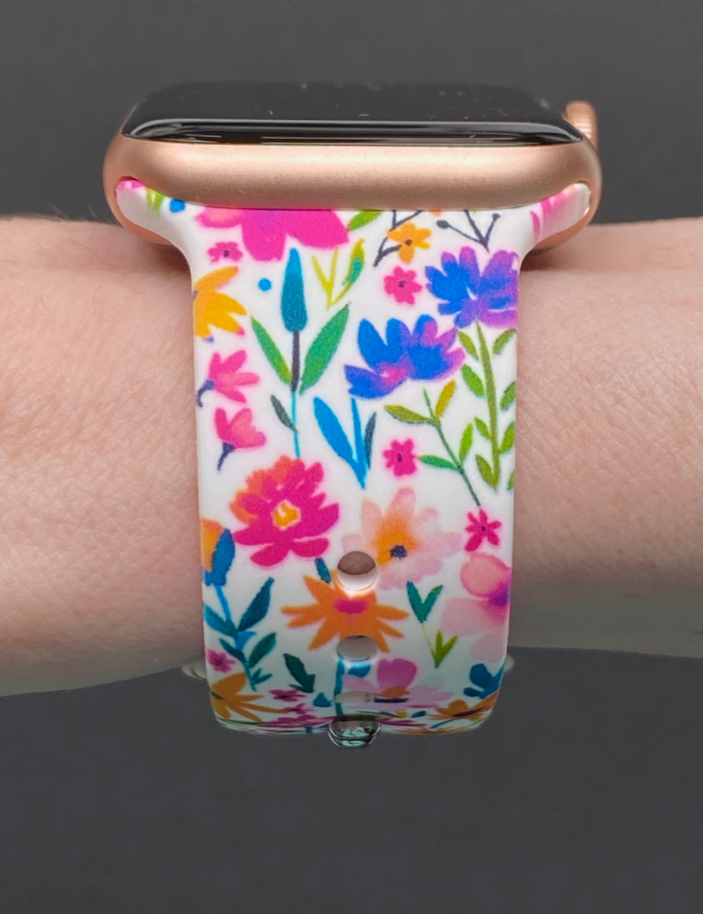 Colorful Spring Flowers Watch Band For Apple Watch