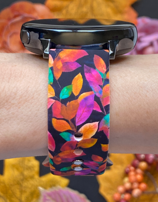 Colorful Leaves Samsung Galaxy Watch Band