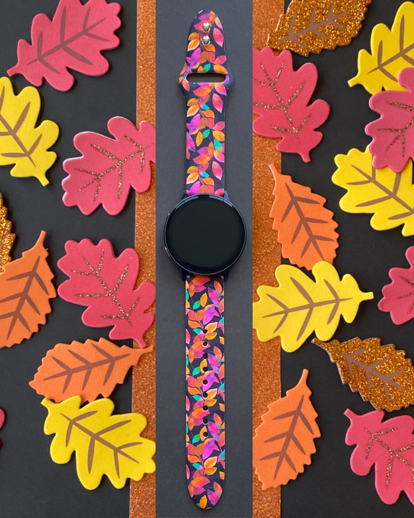 Colorful Leaves Samsung Galaxy Watch Band