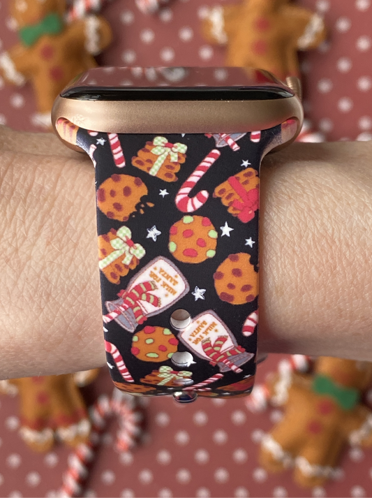 Christmas Cookies For Santa Watch Band For Apple Watch