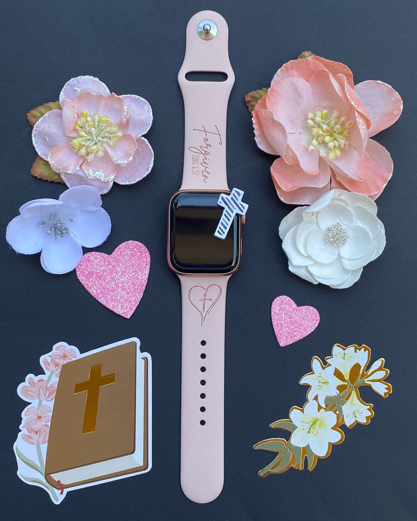 Cross and Verse Watch Band For Apple Watch