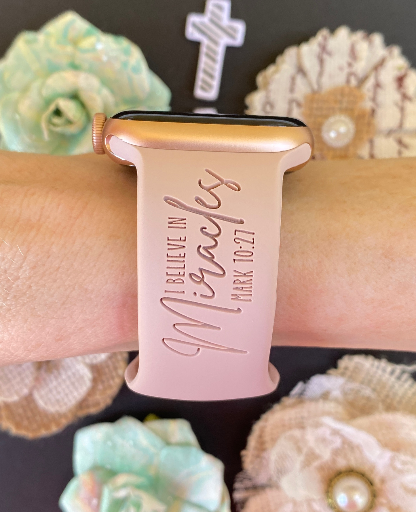 Cross and Verse Watch Band For Apple Watch
