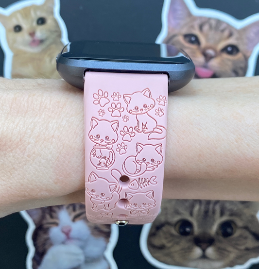 Cute Cats Fitbit Versa 1/2 Watch Band