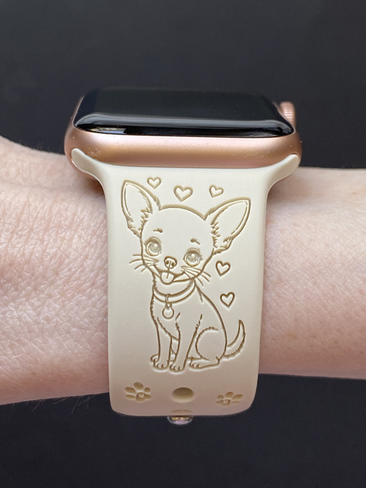 Happy Chihuahua Dog Watch Band For Apple Watch