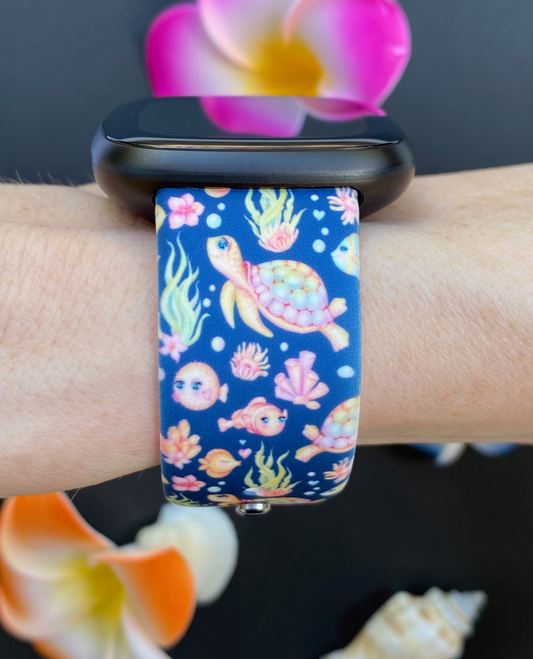 Cute Turtle Fitbit Versa 1/2 Watch Band