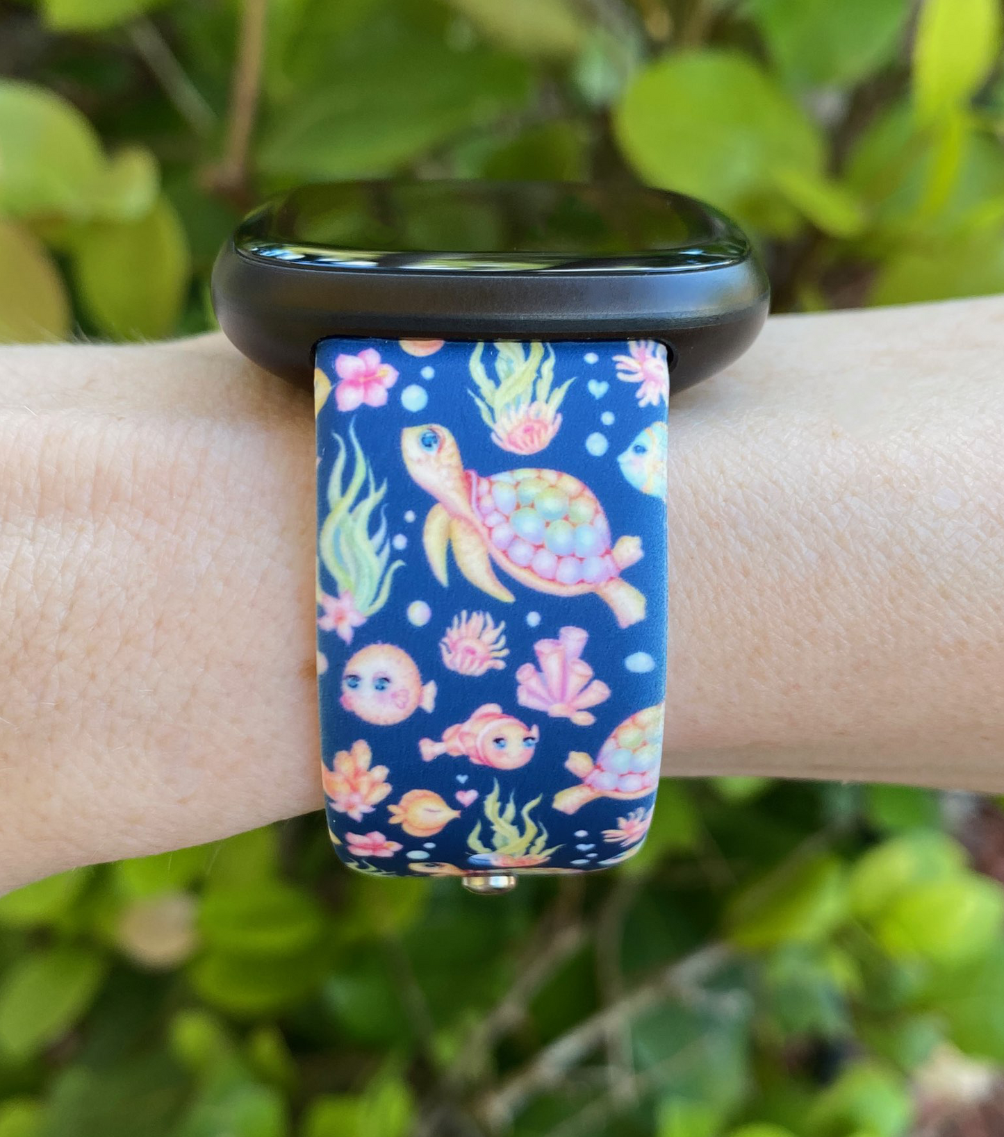 Cute Turtle Fitbit Versa 3/Versa 4/Sense/Sense 2 Watch Band