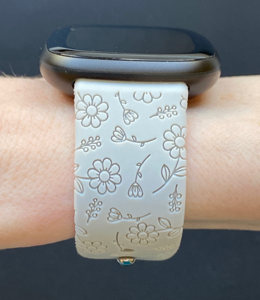 Spring Blooms Fitbit Versa 3/Versa 4/Sense/Sense 2 Watch Band