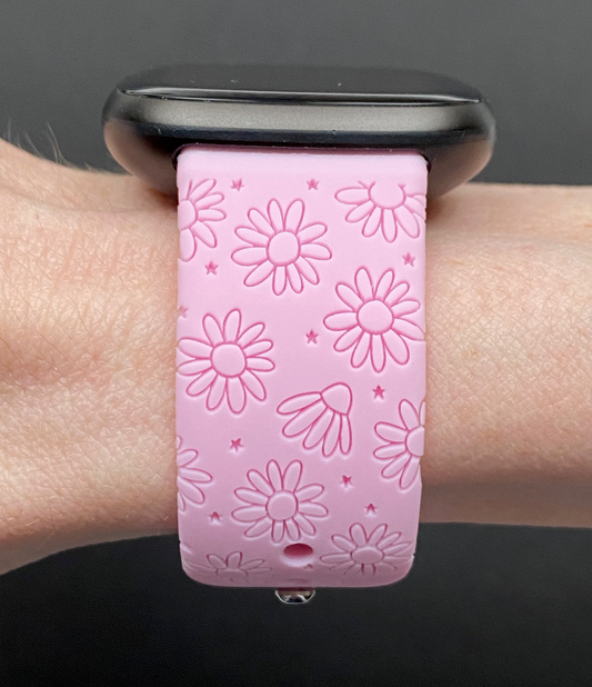 Daisies and Stars Fitbit Versa 3/Versa 4/Sense/Sense 2 Watch Band