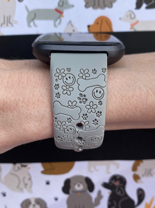 Dog Bone Fitbit Versa 1/2 Watch Band