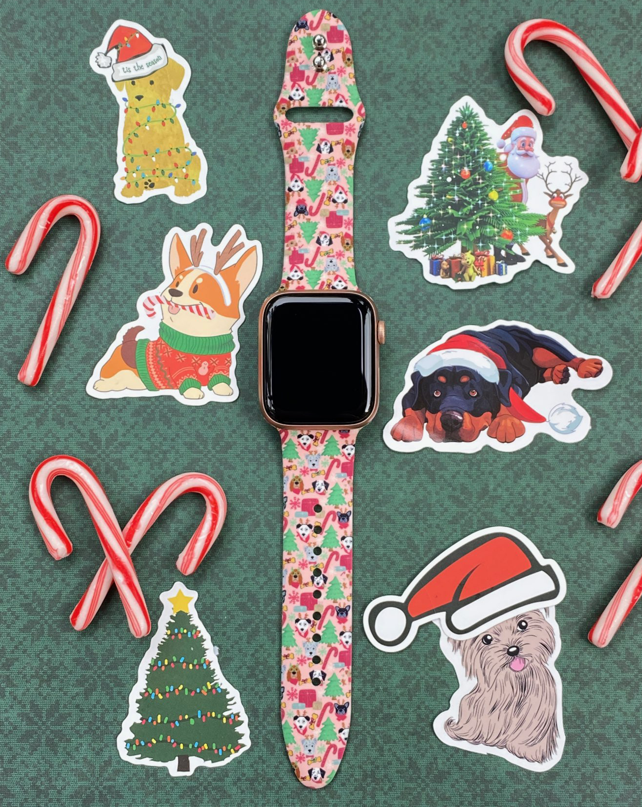 Christmas Dog Apple Watch Band
