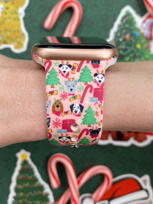 Christmas Dog Watch Band For Apple Watch